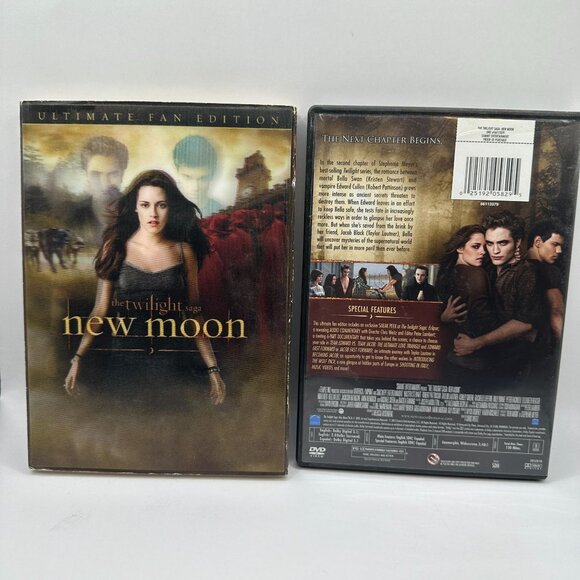 The Twilight Saga New Moon Ultimate Fan Edition 2009 Robert Pattinson Summit DVD - Picture 5 of 6
